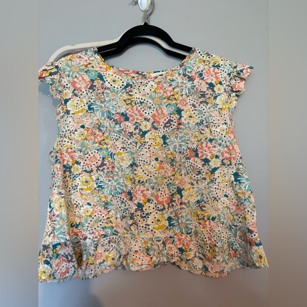 Floral Print Women's Top